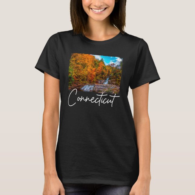 T-shirt Connecticut  Connecticut Touris  Connecticut (Devant)