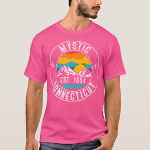 T-shirt Connecticut Mystique Les années 70 80S Rétro