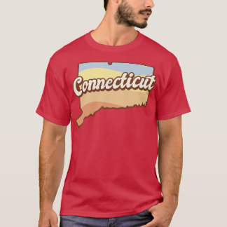 T-shirt Connecticut Retro