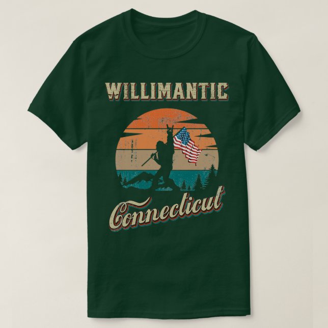 T-shirt Connecticut Willimantic (Design devant)