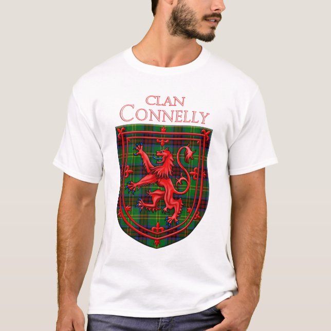 T-shirt Connelly Hunting Tartan Scottish Plaid (Devant)