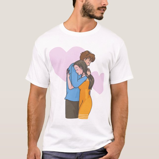 T-shirt Connexion coeur (Devant)