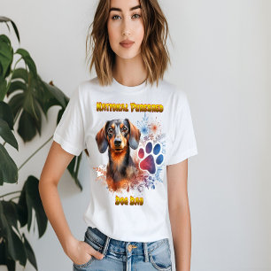 T-shirt Connexion Dachshund : Un Bond Pawesome