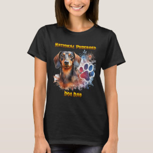 T-shirt Connexion Dachshund : Un Bond Pawesome