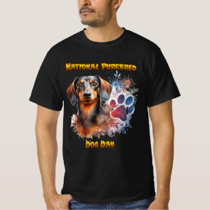 T-shirt Connexion Dachshund : Un Bond Pawesome