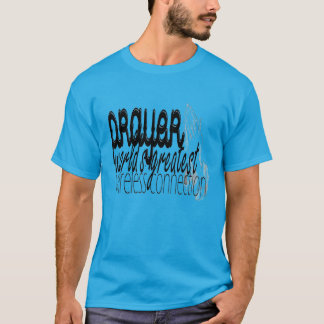 T-shirt Connexion sans fil du monde de prière la plus