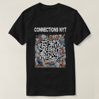 T-shirt Connexions élégantes NYT Design noir