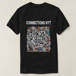 T-shirt Connexions Stylées NYT Design Noir