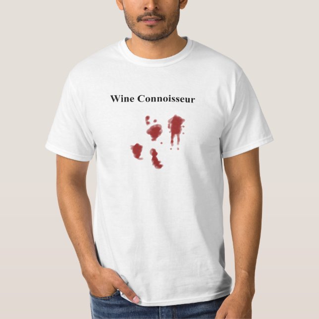 T-shirt Conniseur de vin (Devant)