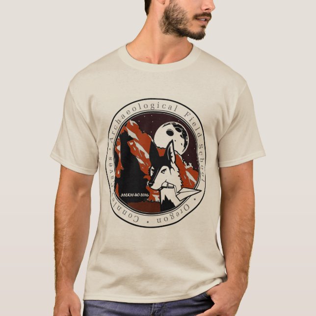 T-shirt Connley foudroie l'école archéologique 2016 de (Devant)