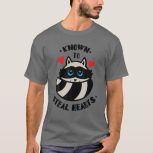 T-shirt Connu Pour Voler Les Coeurs, Mignonne Skunk, Saint