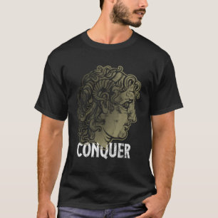 T-shirt Conquérir Alexandre La Grande Tête Grèce Ancienne 