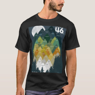 T-shirt Conquérir les Adirondack High Peaks NY Montagne H