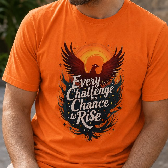 T-shirt Conquérir les Défis, S'élever : Inspirant (Créateur téléchargé)