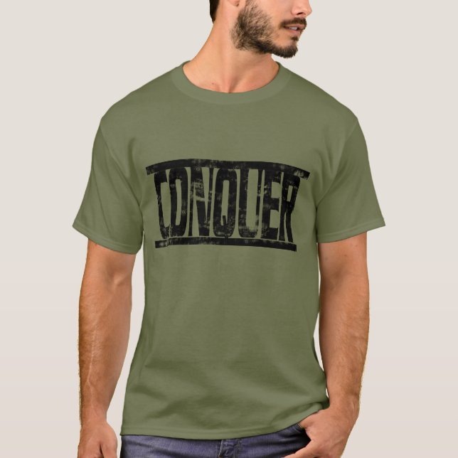 T-SHIRT CONQUÉRIRE LA SÉANCE DE SPORT (Devant)