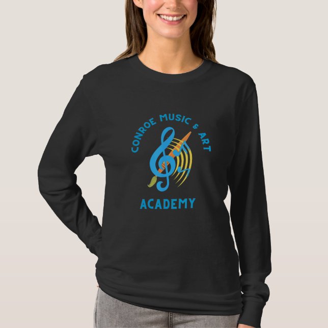 T-shirt Conroe Music and Art Academy (Devant)