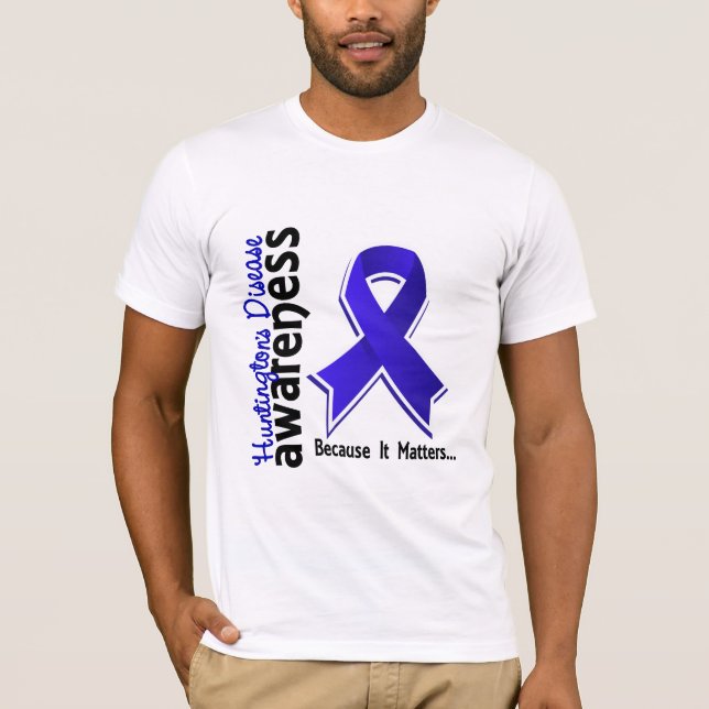 T-shirt Conscience 5 de la maladie de Huntington (Devant)