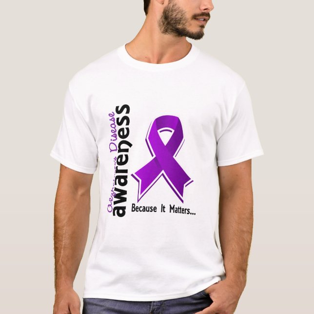 T-shirt Conscience 5 de maladie d'Alzheimer (Devant)