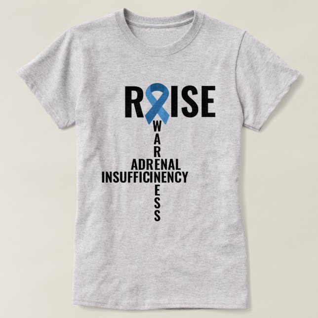T-shirt Conscience adrénale d'insuffisance (Design devant)