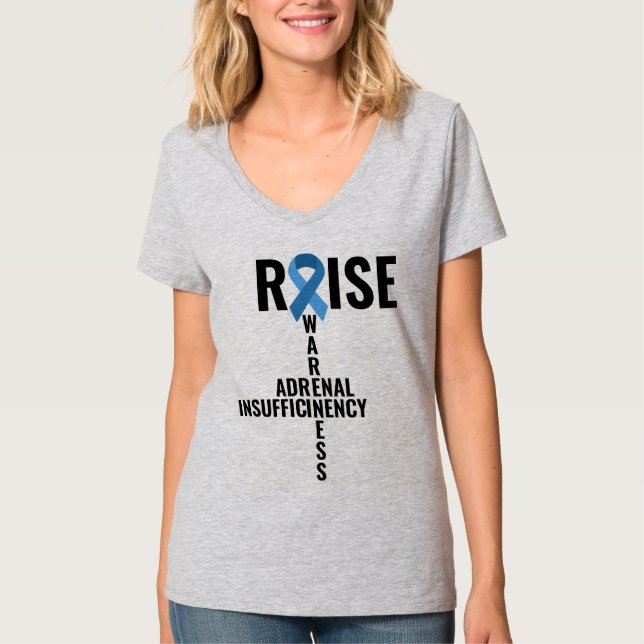 T-shirt Conscience adrénale d'insuffisance (Devant)