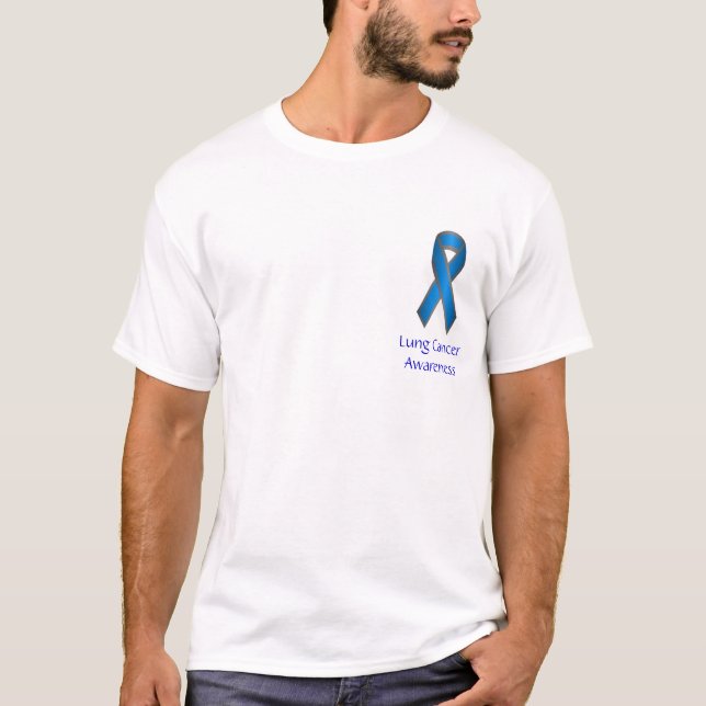 T-shirt Conscience de cancer de poumon (Devant)