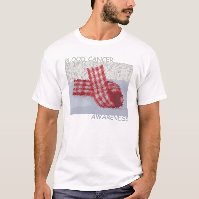 T-shirt Conscience de Cancer de sang (Devant)