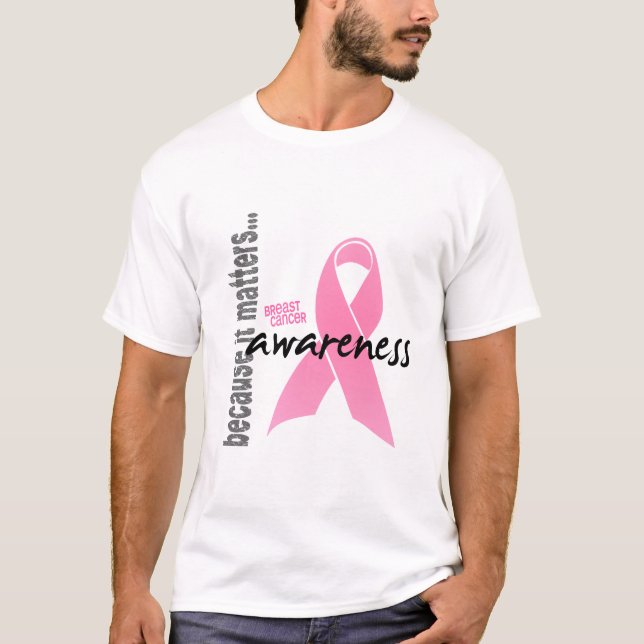 T-shirt Conscience de cancer du sein (Devant)