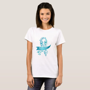 T-shirt Conscience de Cancer ovarien de survivant