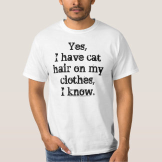 T-shirt Conscience de cheveux de chat