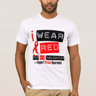T-shirt Conscience de course je porte le ruban rouge pour
