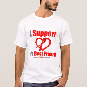 T-shirt Conscience de course je soutiens mon meilleur ami