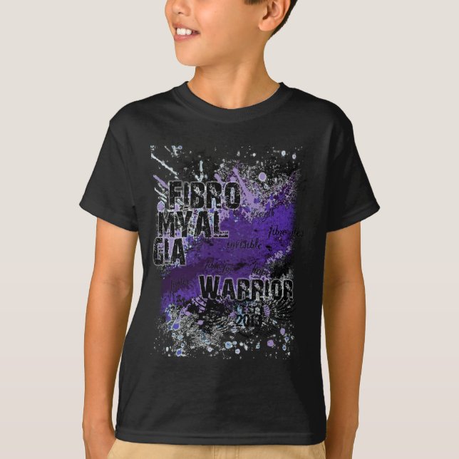 T-shirt Conscience de fibromyalgie (Devant)