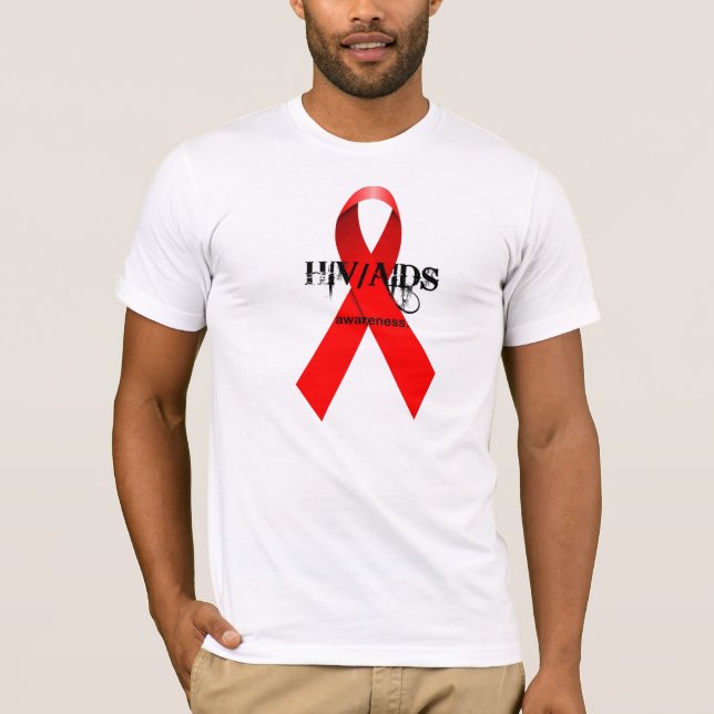 T-shirt Conscience de HIV/SIDA (Devant)