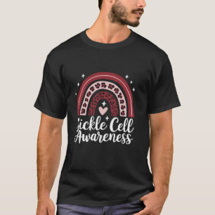 T-shirt Conscience de la drépanocytose Arc-en-ciel Surviva