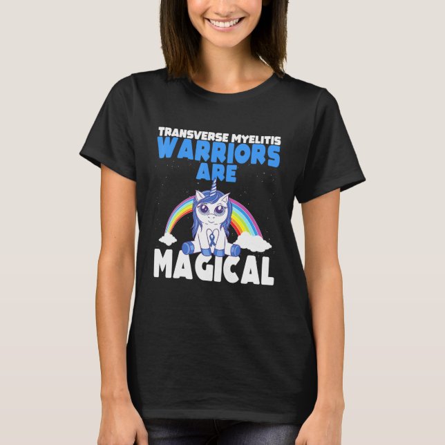 T-shirt Conscience de la myélite transversale Magique Unic (Devant)