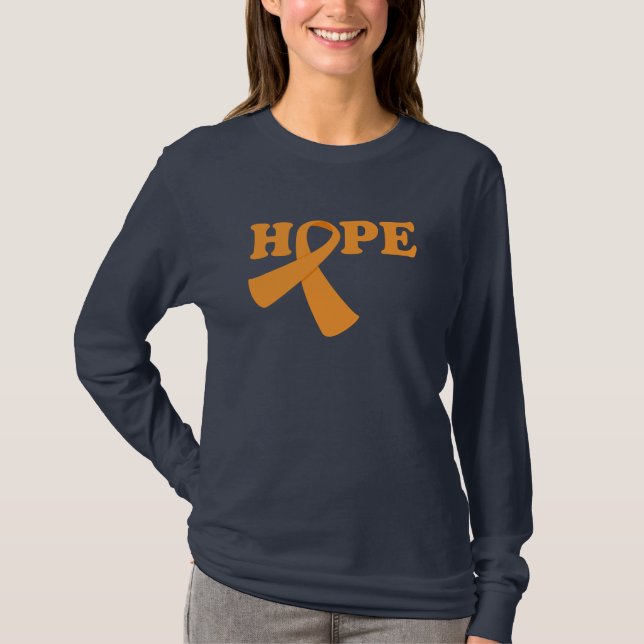 T-shirt Conscience de l'ESPOIR ADD/ADHD avec le ruban (Devant)