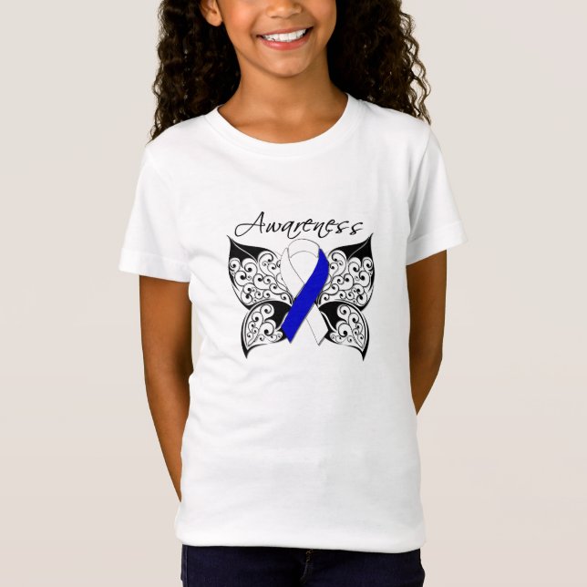 T-Shirt Conscience de papillon de tatouage - la maladie de (Devant)
