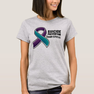 T-shirt Conscience de prévention de suicide