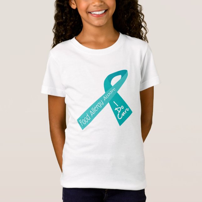 T-Shirt CONSCIENCE DE RUBAN D'ALLERGIE ALIMENTAIRE (Devant)