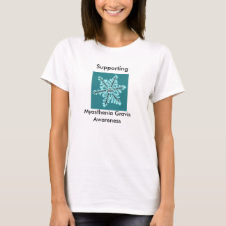 T-shirt Conscience de soutien de myasthénie gravis