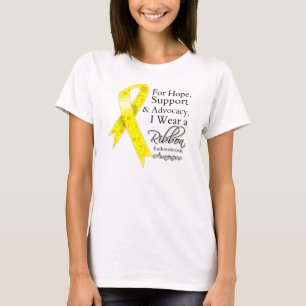 T-shirt Conscience d'espoir de soutien d'endométriose