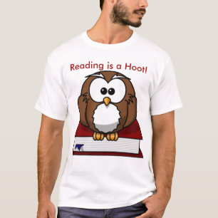 T-shirt Conscience d'instruction : La lecture est une hué