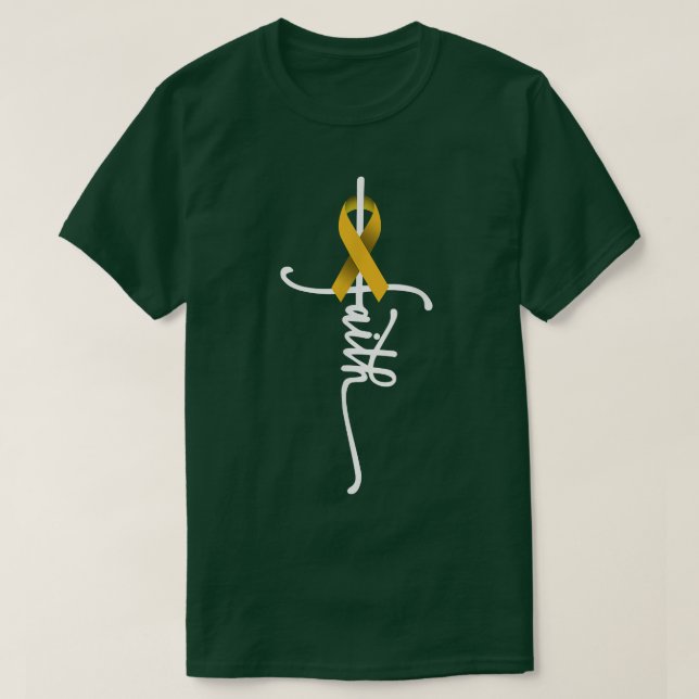 T-shirt Conscience du cancer chez l'enfant Sensibilisation (Design devant)