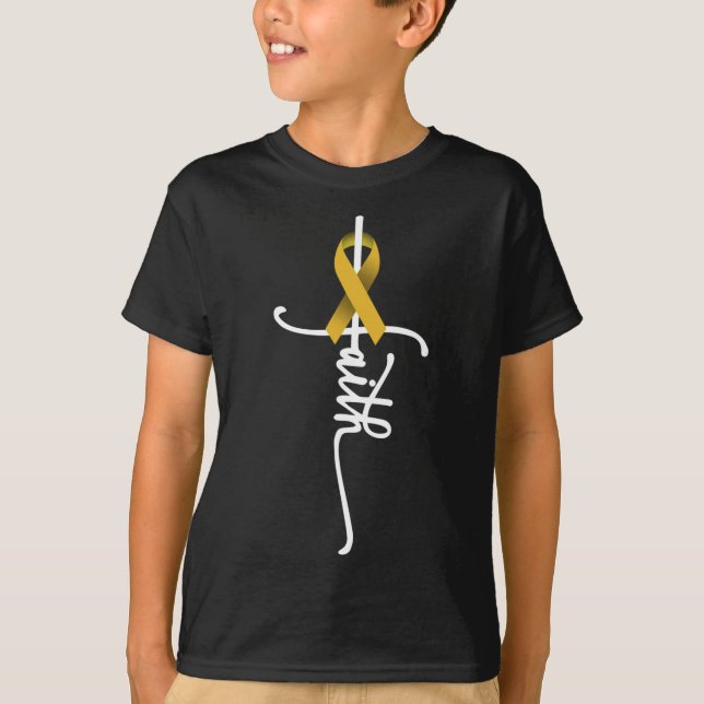 T-shirt Conscience du cancer chez l'enfant Sensibilisation (Devant)