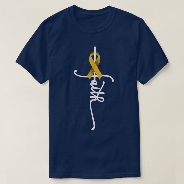 T-shirt Conscience du cancer chez l'enfant Sensibilisation (Design devant)
