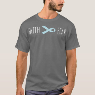 T-shirt Conscience du cancer de la prostate foi sur la peu