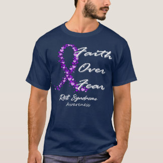 T-shirt Conscience Du Syndrome De Rett La Foi Sur La Peur
