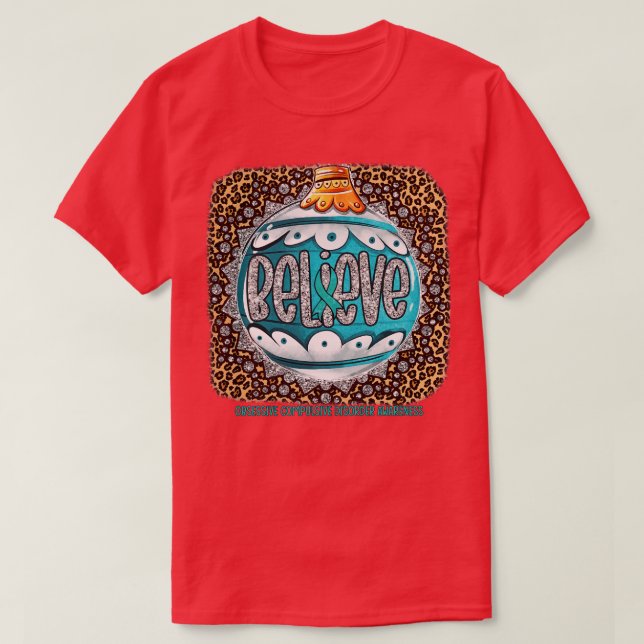 T-shirt Conscience Obsessive Compulsive De Trouble Croire  (Design devant)