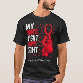 T-shirt Conscience Ruban Rouge Défaillance Cardiaque Conge