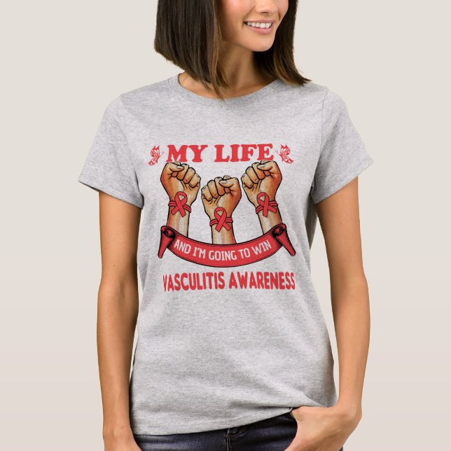 T-SHIRT CONSCIENCE VASCULITE (Devant)